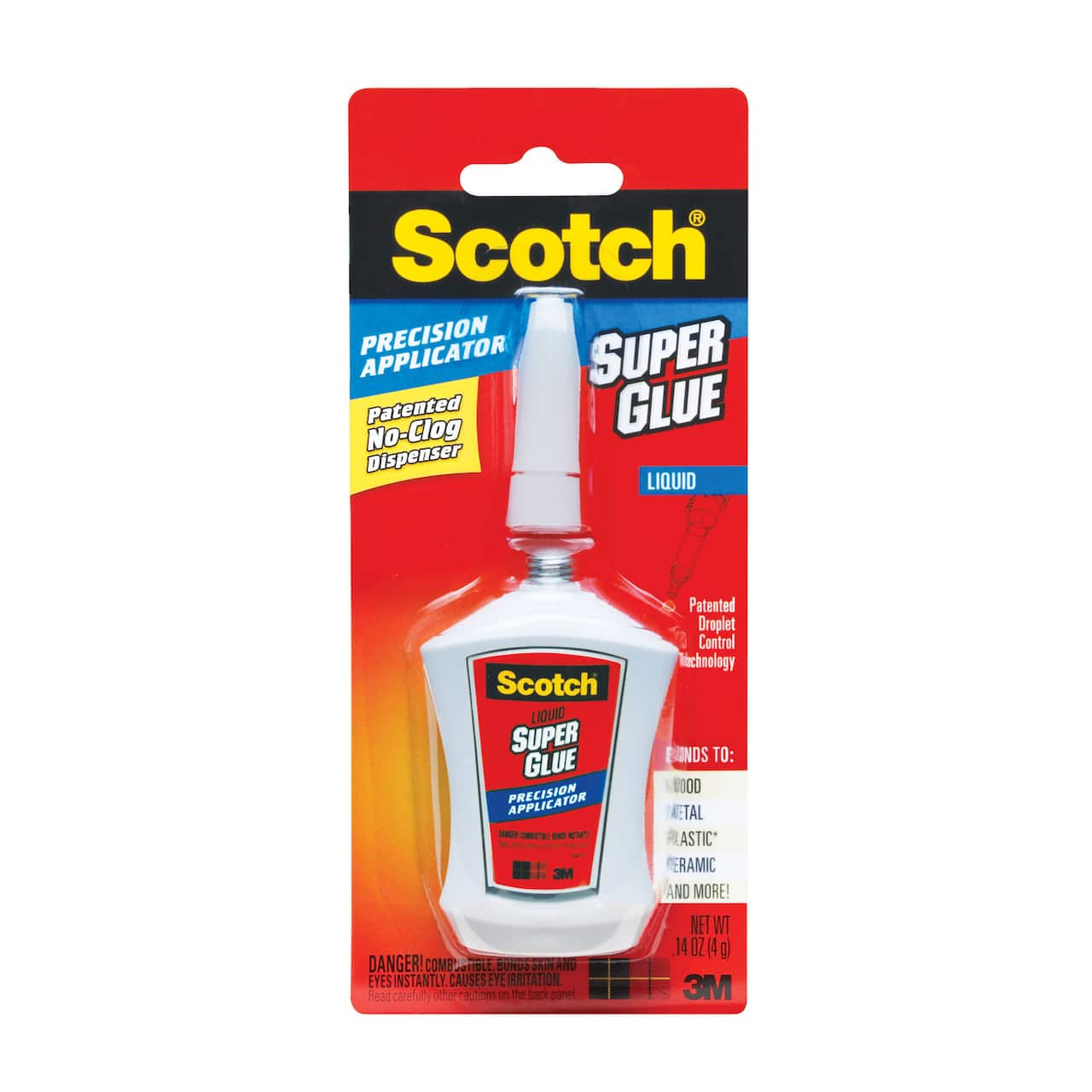 3M&#x2122; Scotch&#xAE; 0.14oz. Super Glue With Precision Applicator